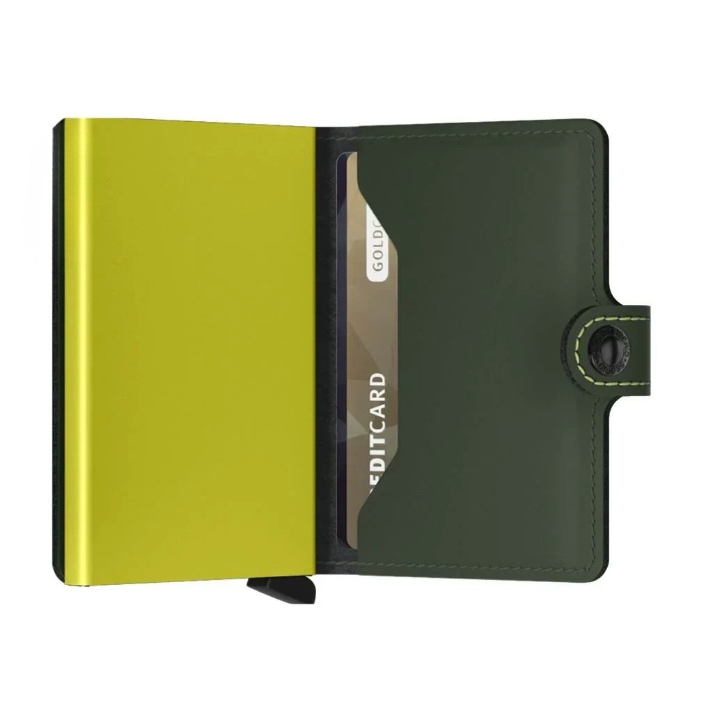 Secrid - RFID Protected Mini Wallet - Matte - Green & Lime