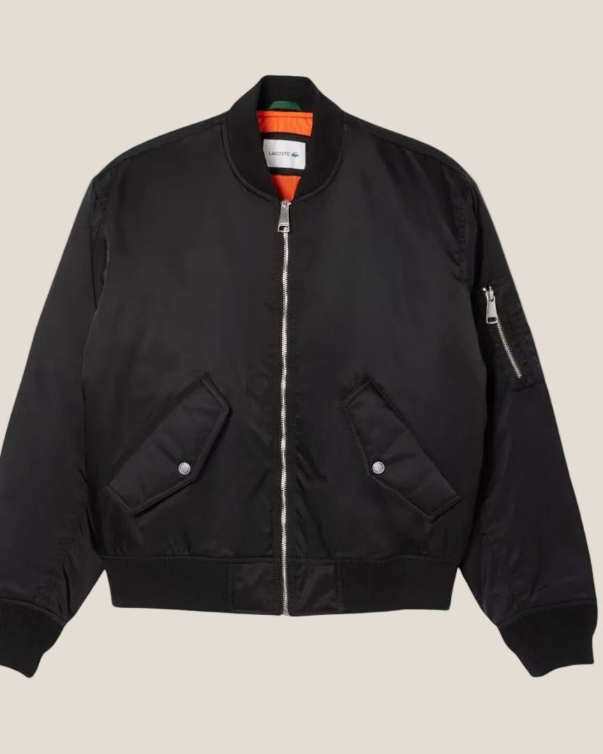Water-Repellent Padded Bomber Jacket