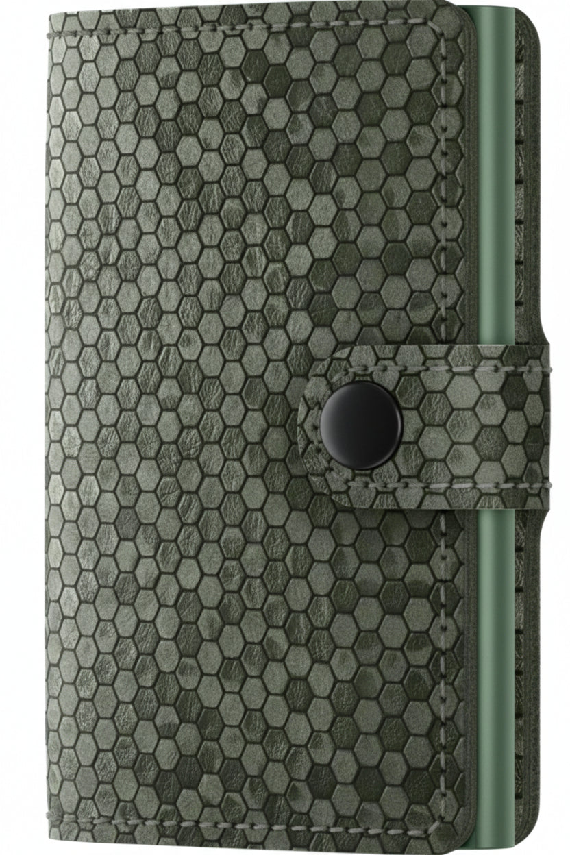 Secrid - RFID Protected Mini Wallet - Hexagon - Green