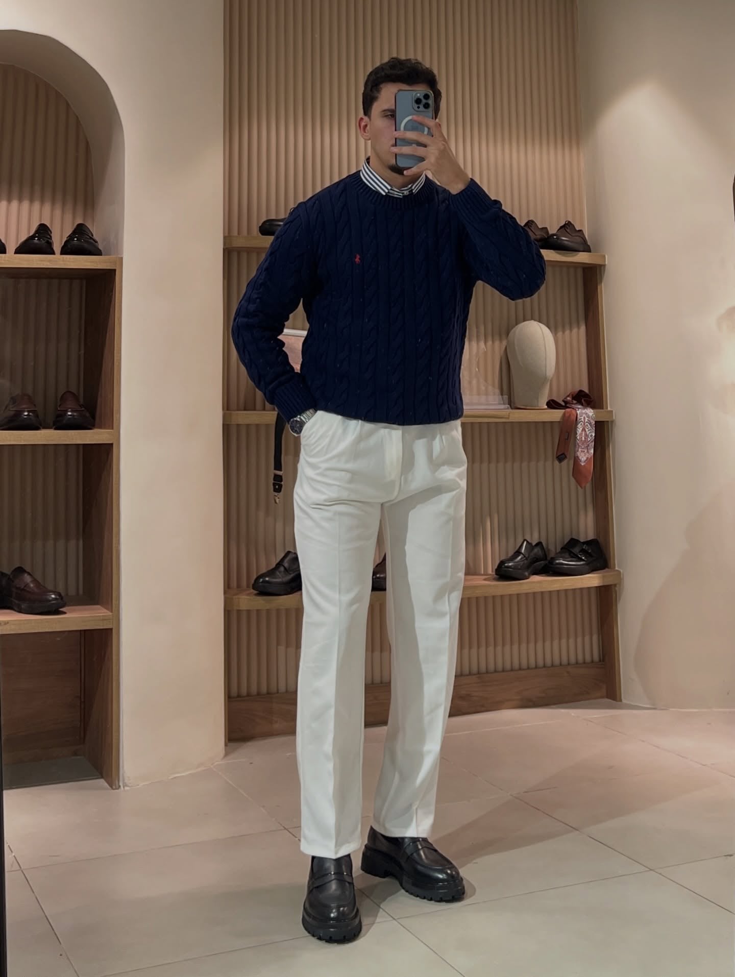 Classic Cable-Knit Sweater
