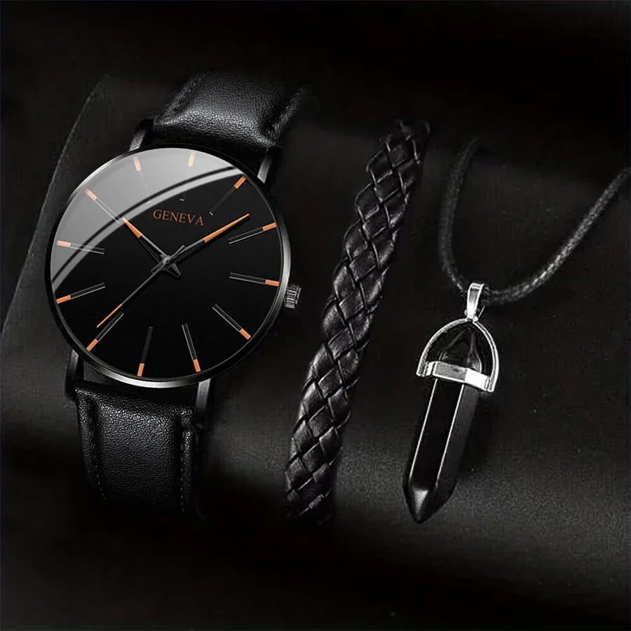 Elite Black Set – Watch & Accessories