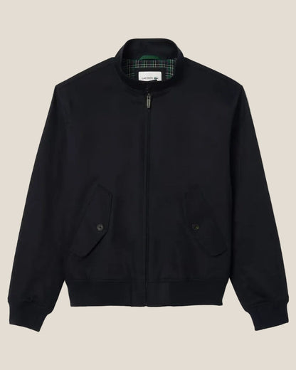 Water-Repellent Twill Harrington Jacket