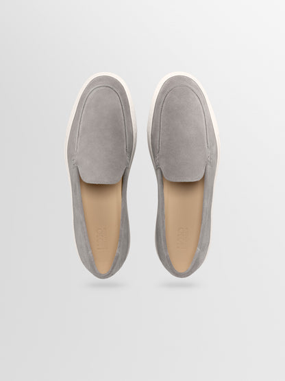 Lido Suede Loafer in Mineral