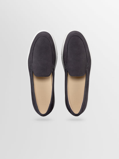 Lido Nubuck Loafer in Obsidian