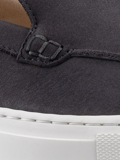 Lido Nubuck Loafer in Obsidian