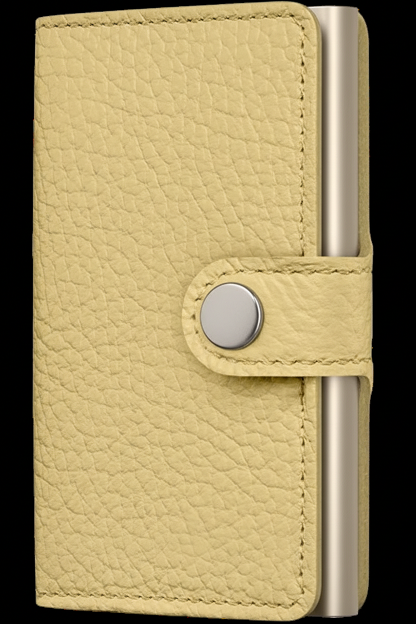 Secrid - RFID Protected Mini Wallet - Pebble - Butter Yellow