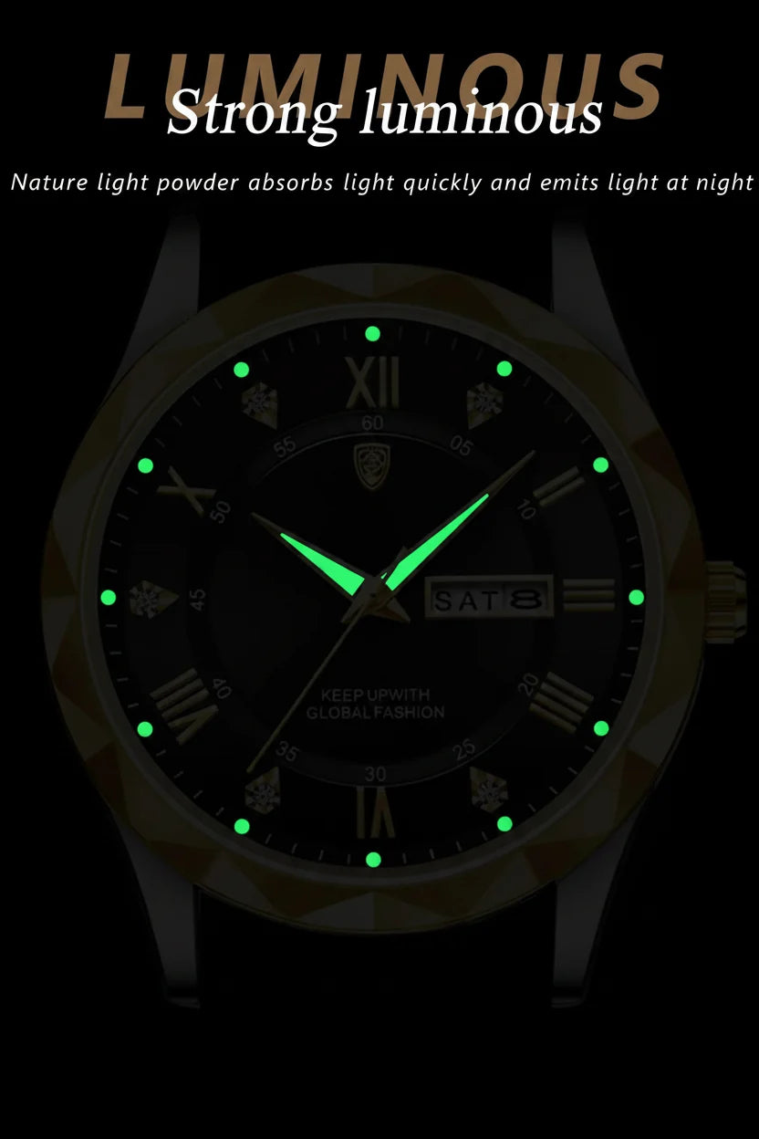 POEDAGAR Prestige Day-Date Watch