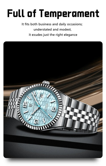 POEDAGAR Royal Steel Watch