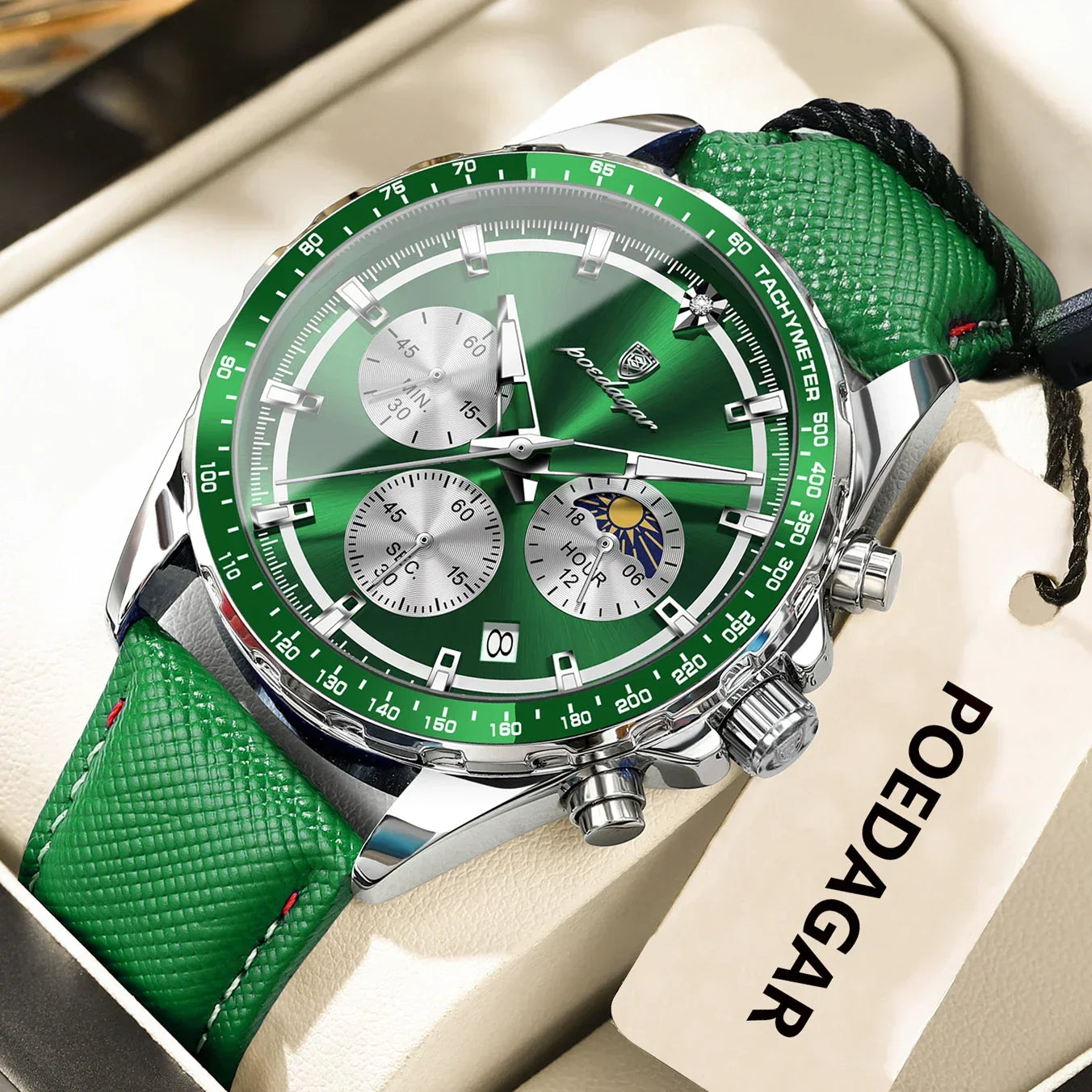 POEDAGAR Sport Chrono Watch