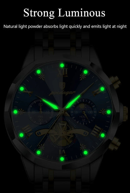 POEDAGAR Chrono Classic Watch