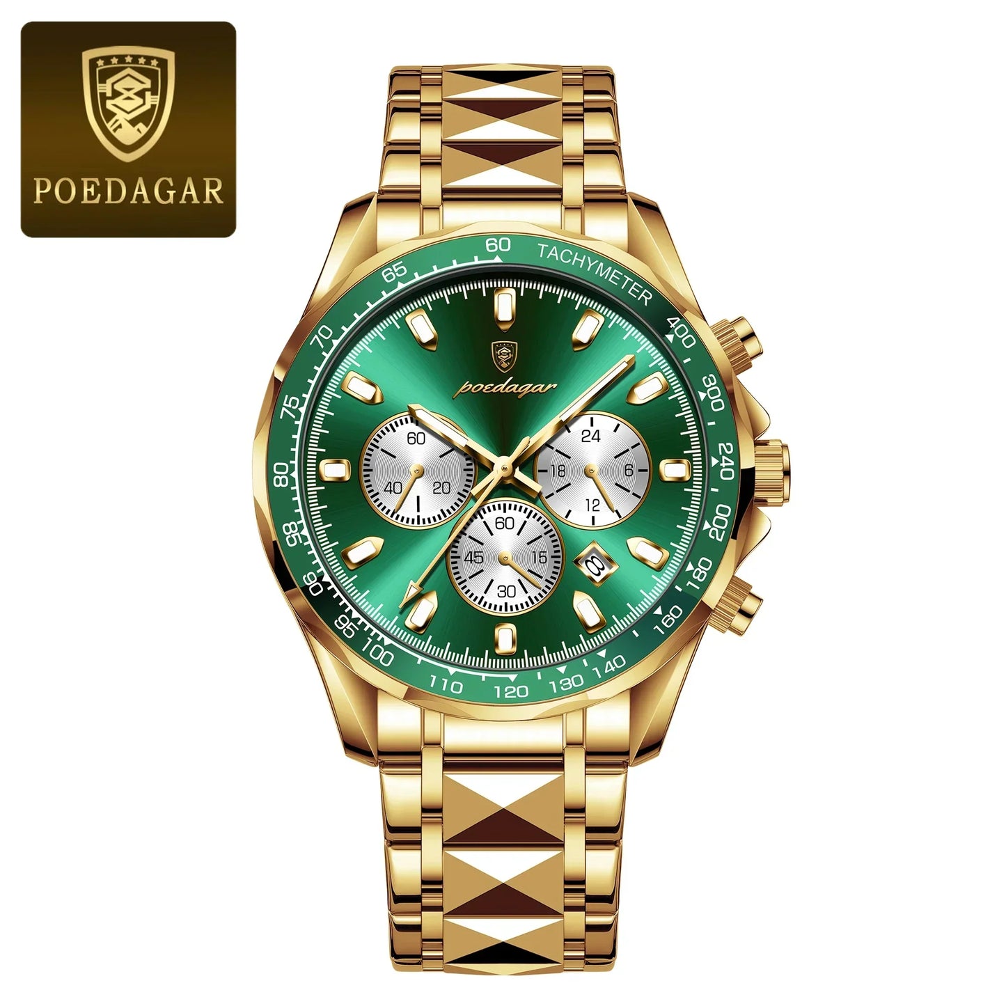 POEDAGAR Vertex Chrono Watch