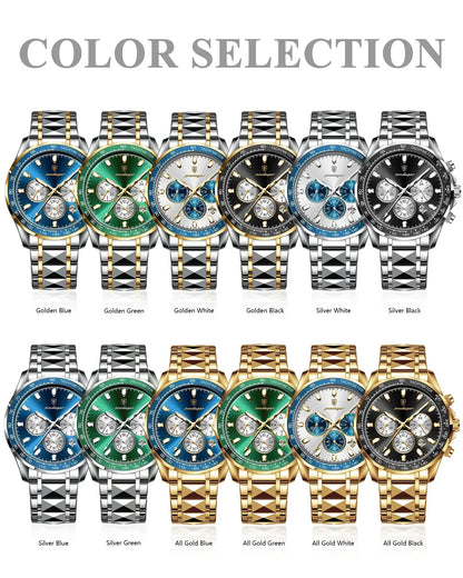 POEDAGAR Vertex Chrono Watch