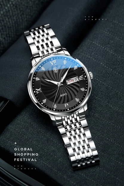 POEDAGAR Royal Day-Date Watch