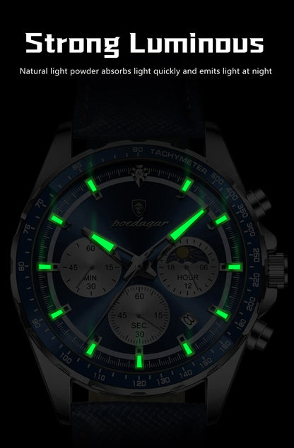 POEDAGAR Sport Chrono Watch