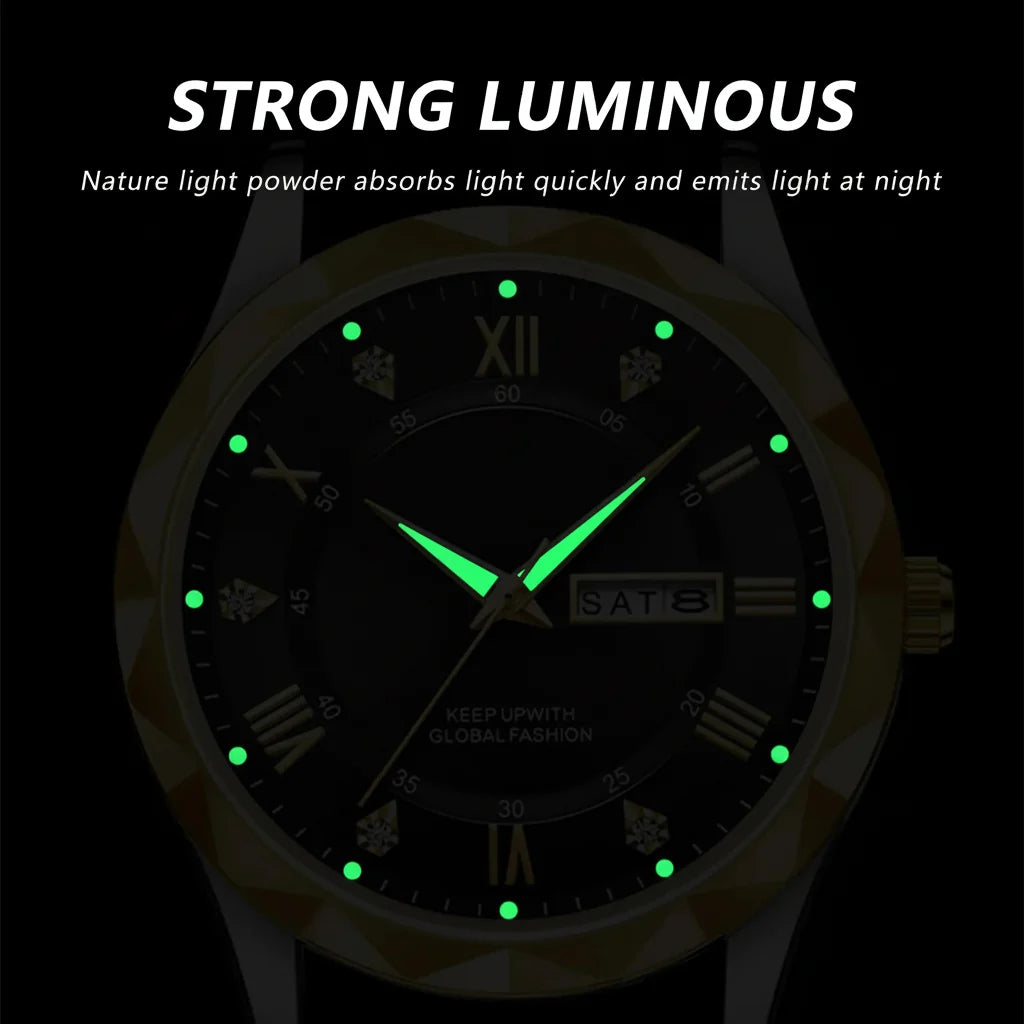 POEDAGAR Prestige Day-Date Watch