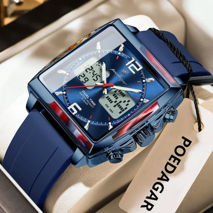 POEDAGAR DualTech Sport Watch