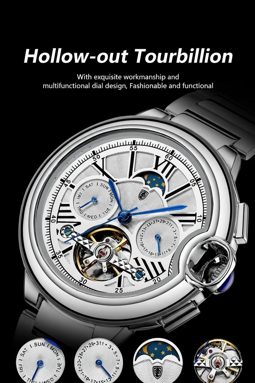 POEDAGAR Royal Automatic Watch