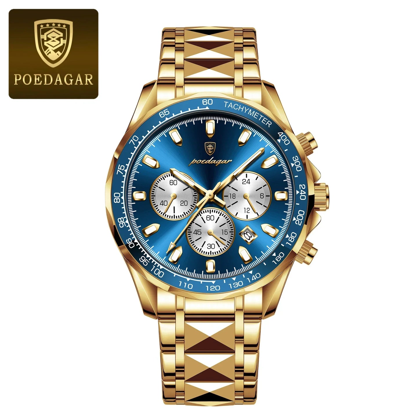 POEDAGAR Vertex Chrono Watch