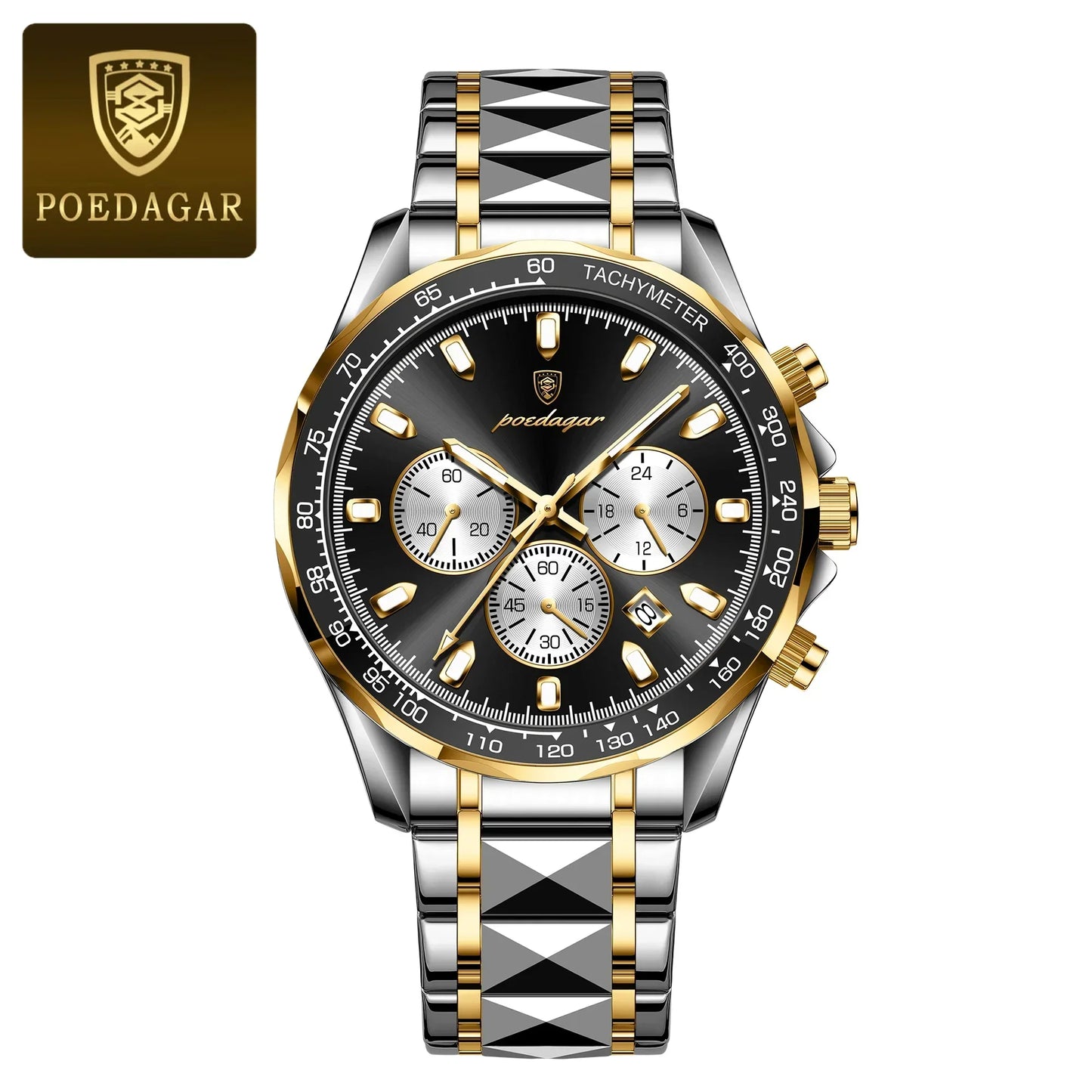 POEDAGAR Vertex Chrono Watch