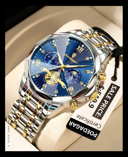 POEDAGAR Chrono Classic Watch