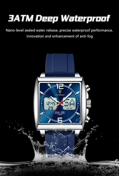 POEDAGAR DualTech Sport Watch