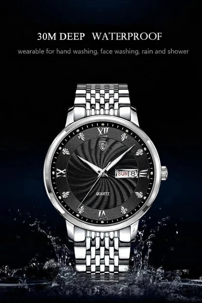 POEDAGAR Royal Day-Date Watch