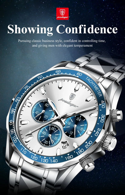 POEDAGAR Vertex Chrono Watch
