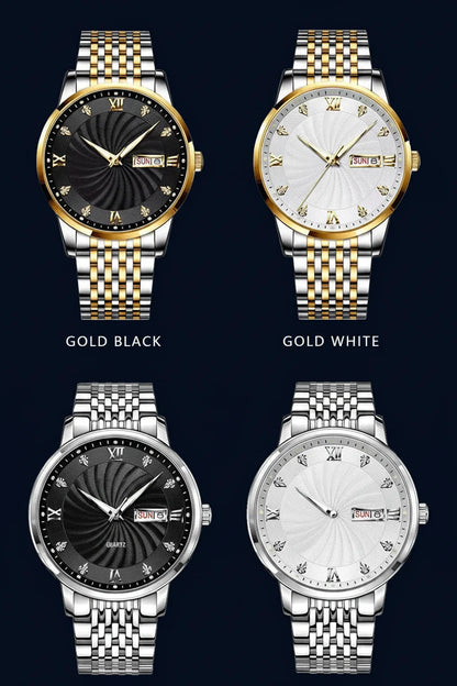 POEDAGAR Royal Day-Date Watch