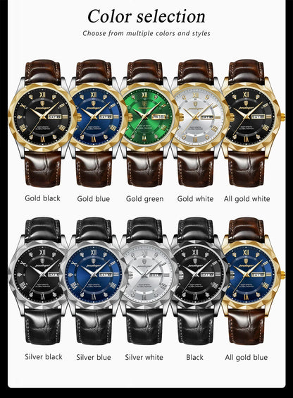POEDAGAR Prestige Day-Date Watch