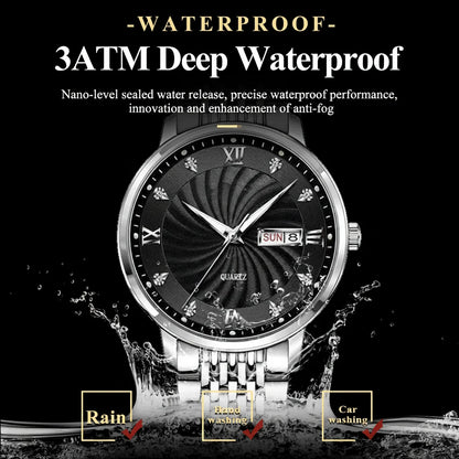 POEDAGAR Royal Day-Date Watch