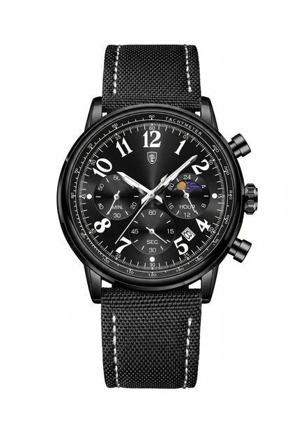 POEDAGAR Tactical Chronograph Watch