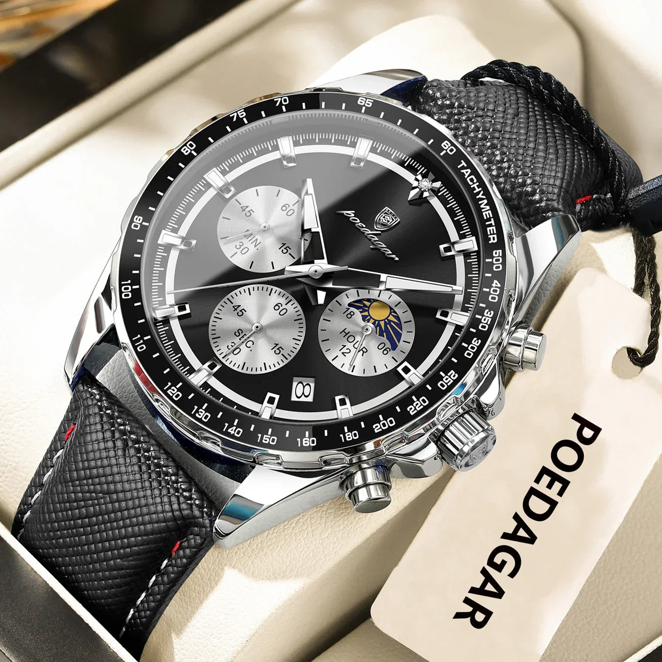 POEDAGAR Sport Chrono Watch