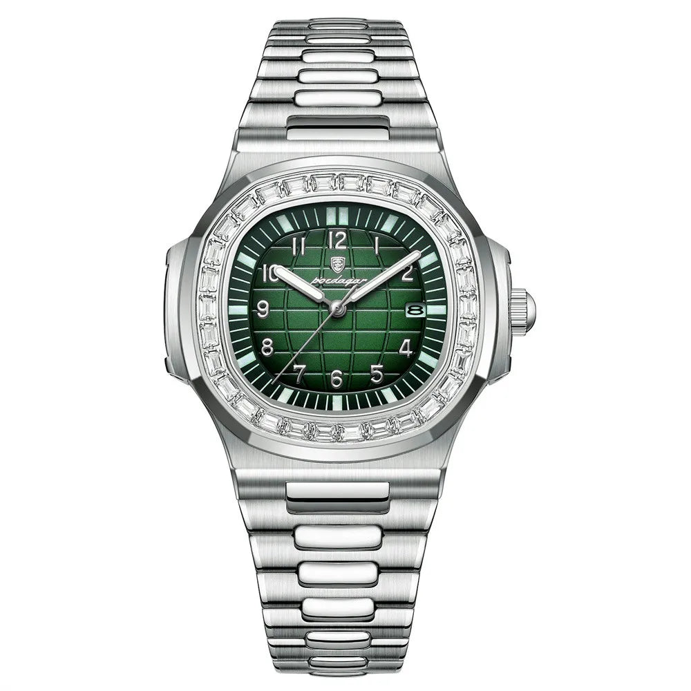 POEDAGAR Royal Grid Luxury Watch