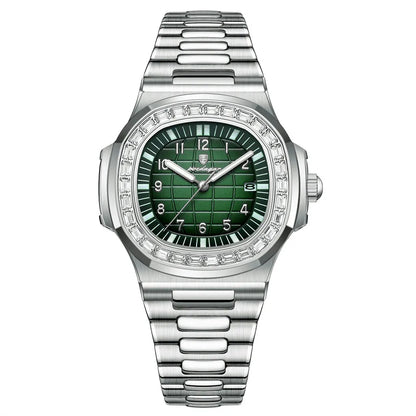 POEDAGAR Royal Grid Luxury Watch