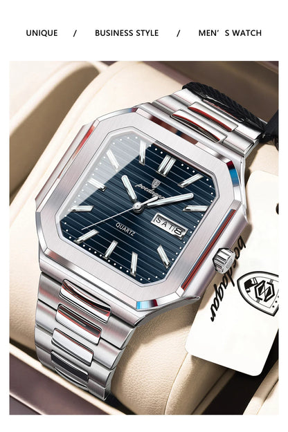 POEDAGAR Royal Square Watch