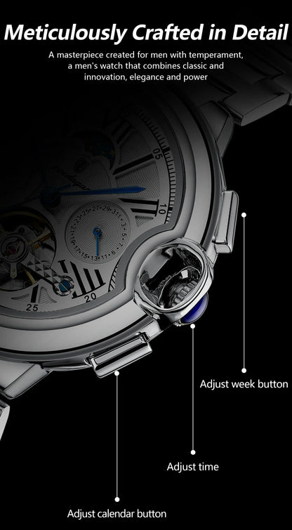 POEDAGAR Royal Automatic Watch