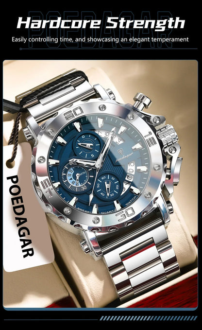 POEDAGAR Titan Chrono Watch