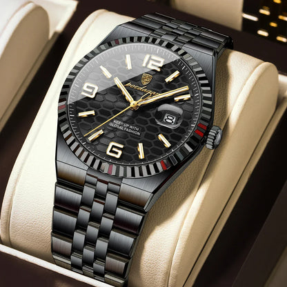 POEDAGAR Royal Steel Watch