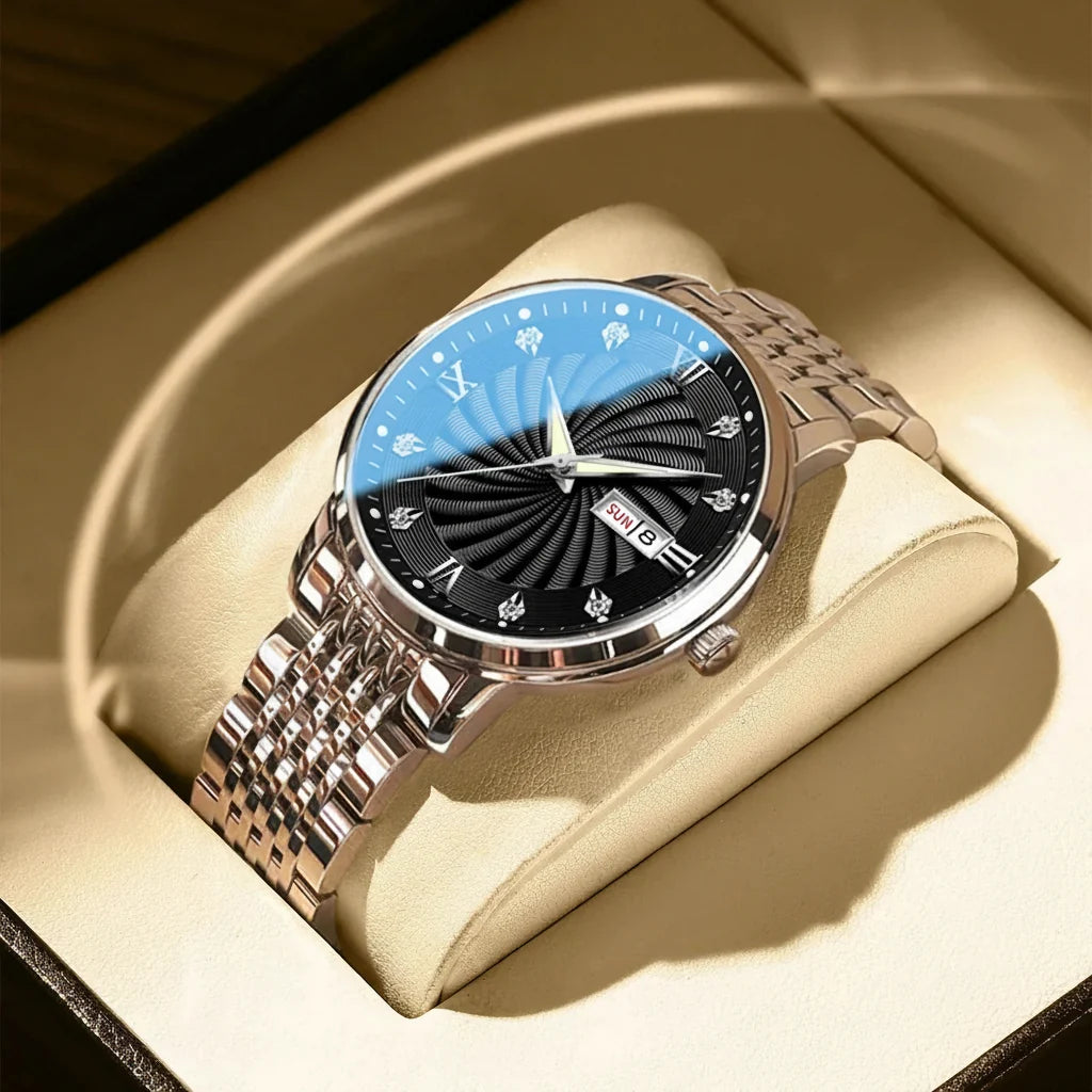 POEDAGAR Royal Day-Date Watch
