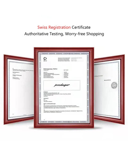 POEDAGAR Prestige Square Chronograph Watch