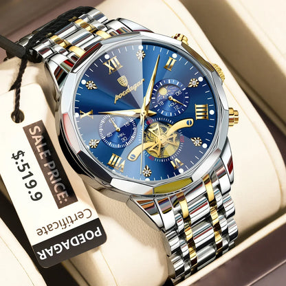 POEDAGAR Chrono Classic Watch