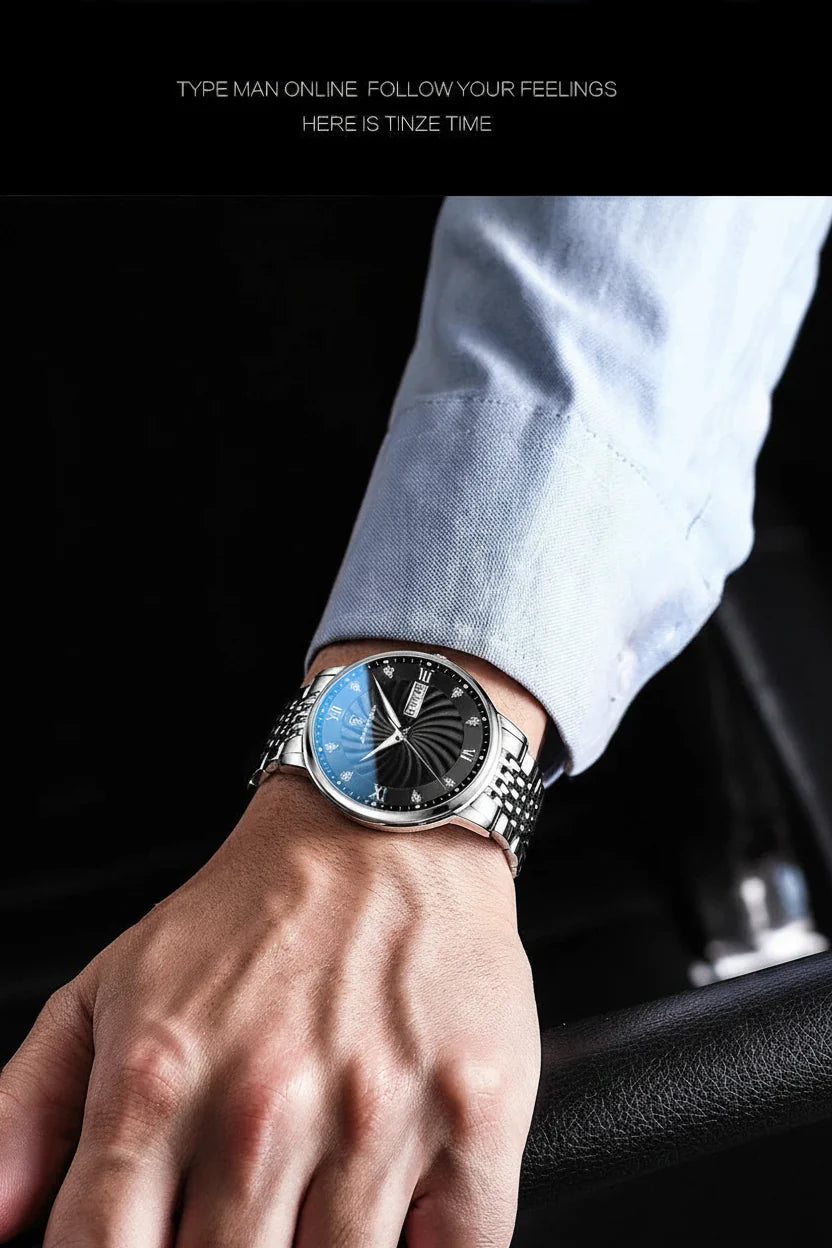 POEDAGAR Royal Day-Date Watch