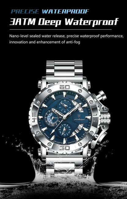 POEDAGAR Titan Chrono Watch
