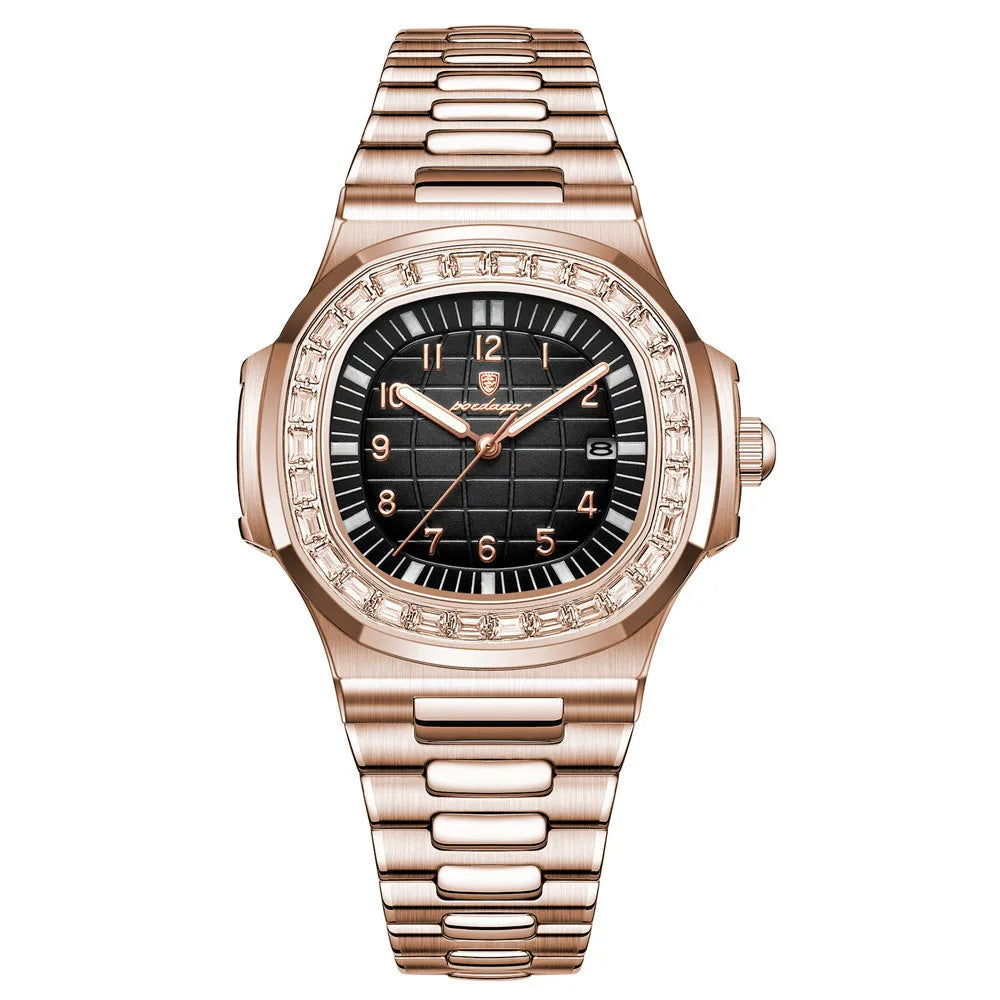 POEDAGAR Royal Grid Luxury Watch