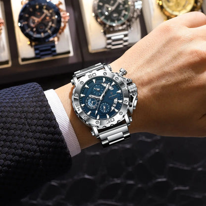 POEDAGAR Titan Chronograph Watch