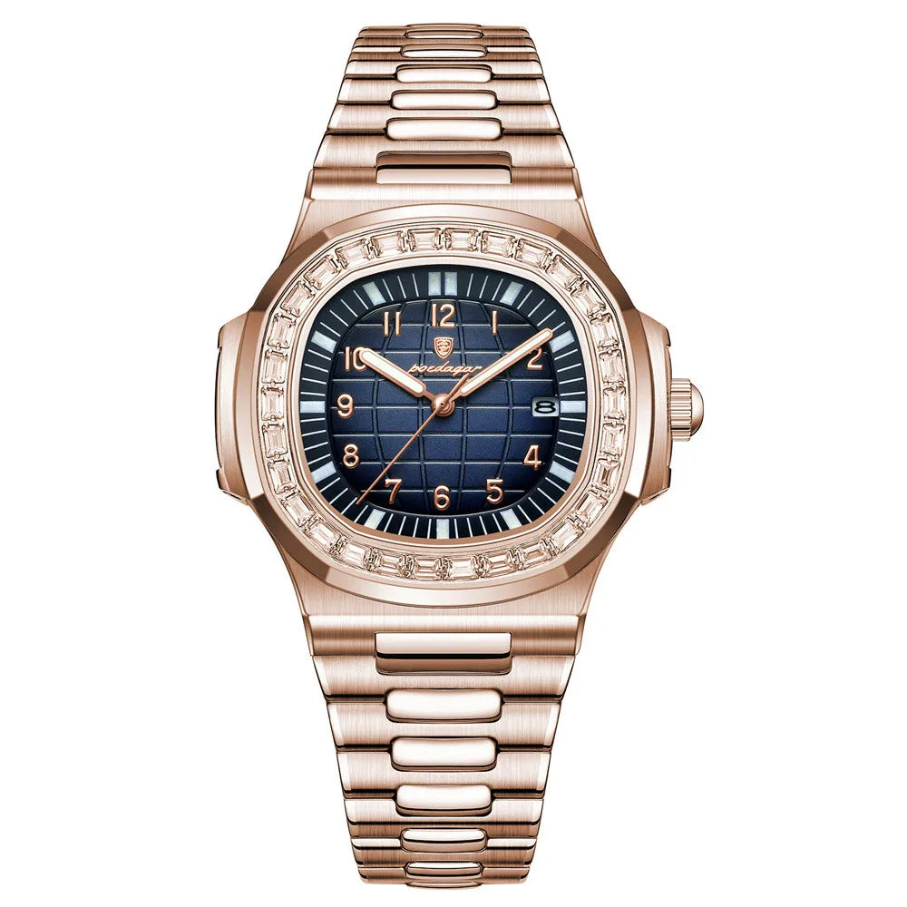 POEDAGAR Royal Grid Luxury Watch