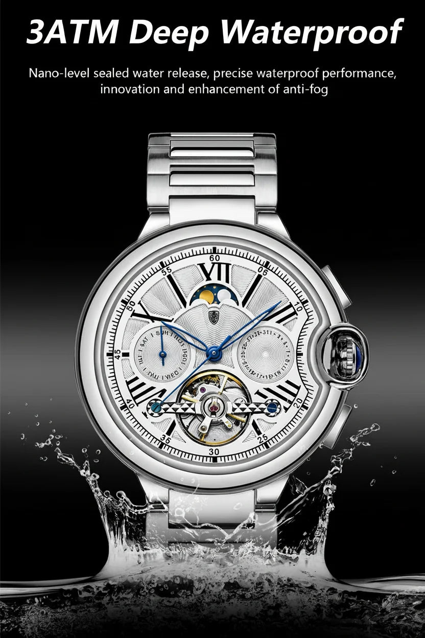 POEDAGAR Royal Automatic Watch