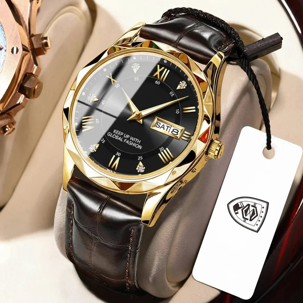 POEDAGAR Prestige Day-Date Watch