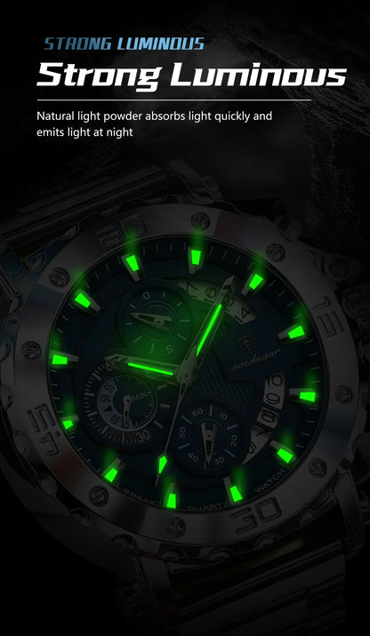 POEDAGAR Titan Chrono Watch