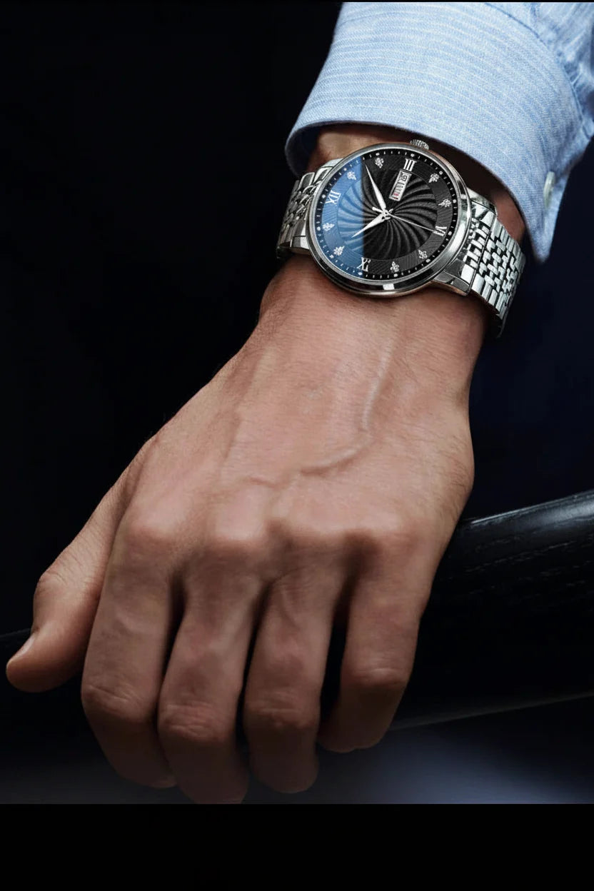 POEDAGAR Royal Day-Date Watch